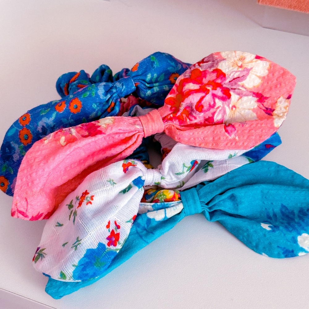 ❌SOLD❌ LoveShackFancy Scrunchies Set of 4